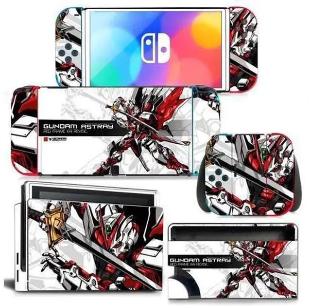 Main image of Anime Themed Full Vinyl Skin Decal Protective Film for Nintendo Switch NS Console, Joy-Con Controllers & Charging Dock, Decor Wrap Pattern 1407