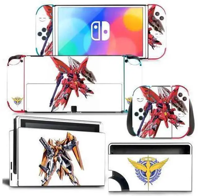 Main image of Anime Themed Full Vinyl Skin Decal Protective Film for Nintendo Switch NS Console, Joy-Con Controllers & Charging Dock, Decor Wrap Pattern 1425
