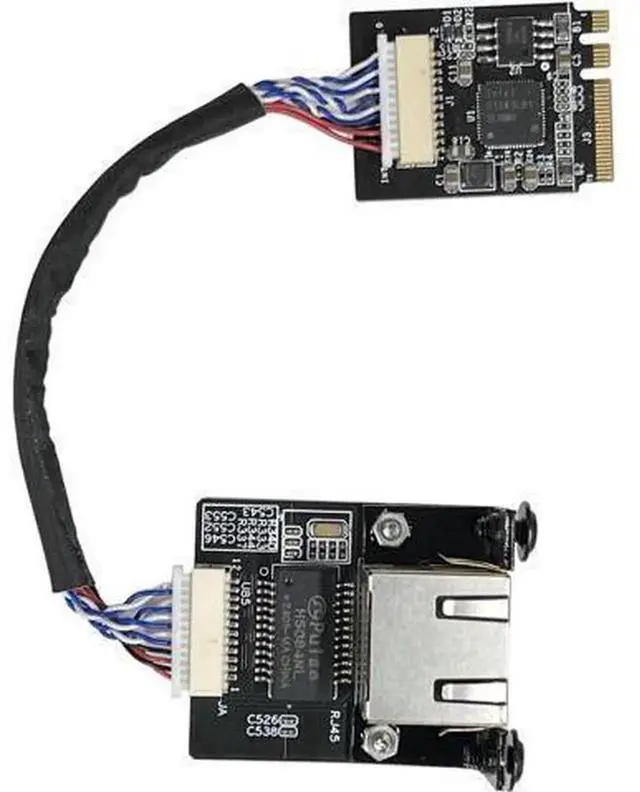 Main image of M.2 A+E Key 2.5G Gigabit Ethernet Network Card with Intel i226-V Chip, 2500Mbps Multi-Gigabit RJ45 LAN Server NIC, 15CM Cable M.2 2230 Ethernet Module Support 10/100/1000/2500Mbps