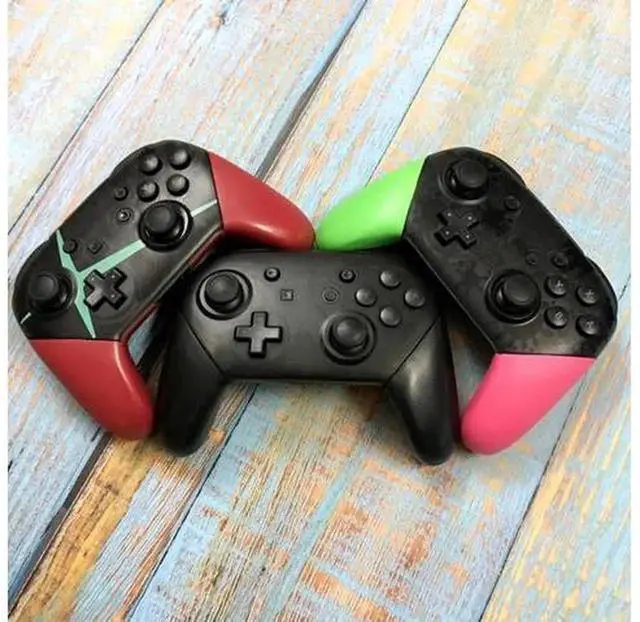 Alt view image 7 of 7 - Bluetooth Wireless Game Controller Compatible with Nintendo Switch/Switch OLED/Switch Lite, Pro Gamepad Remote Joypad for Splatoon 2 Xenoblade Games, Ergonomic Wireless Joystick with Turbo Vibration