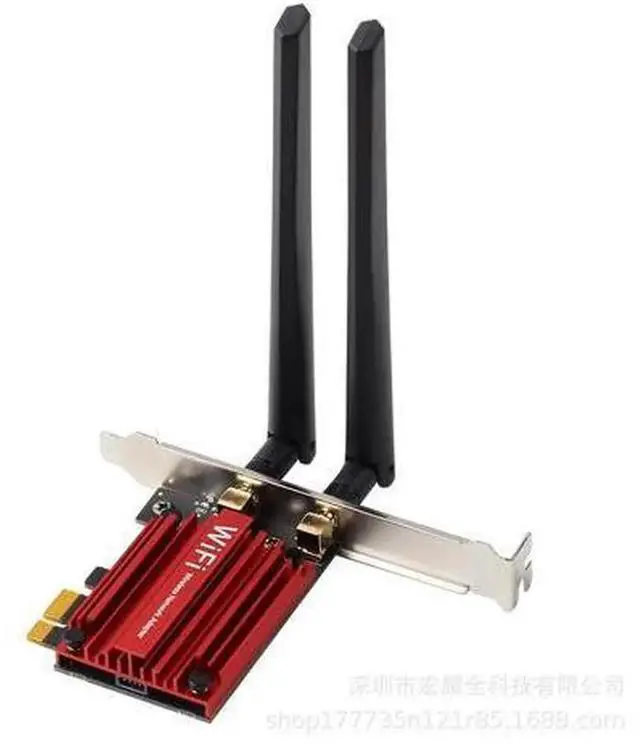 Main image of New WiFi 6 AX1800 PCIe Wireless Network Card for Desktop PC, 1800Mbps Dual Band 2.4G/5G Gigabit WiFi Adapter Integrated Bluetooth 5.2, Supports MU-MIMO OFDMA WPA3, Compatible with Windows 10/11 64-bit