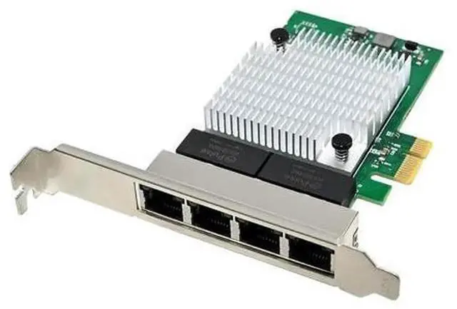Main image of PCIe X1 Gigabit Ethernet Network Card, Realtek RTL8111H Chip, 6-Port Copper RJ45 LAN Adapter for Server Desktop PC, 10/100/1000Mbps Auto-Negotiation PCI Express Gigabit Expansion Card, Alternative 4-P