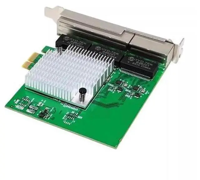 Alt view image 3 of 4 - PCIe X1 Gigabit Ethernet Network Card, Realtek RTL8111H Chip, 6-Port Copper RJ45 LAN Adapter for Server Desktop PC, 10/100/1000Mbps Auto-Negotiation PCI Express Gigabit Expansion Card, Alternative 4-P