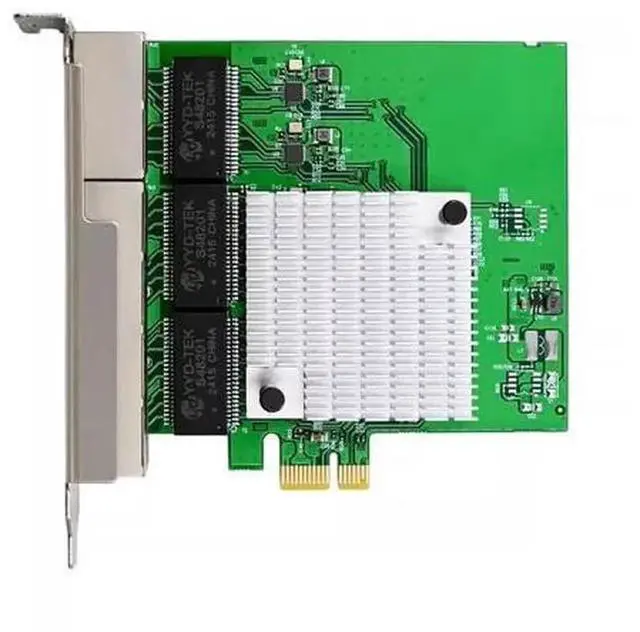 Alt view image 4 of 4 - PCIe X1 Gigabit Ethernet Network Card, Realtek RTL8111H Chip, 6-Port Copper RJ45 LAN Adapter for Server Desktop PC, 10/100/1000Mbps Auto-Negotiation PCI Express Gigabit Expansion Card, Alternative 4-P