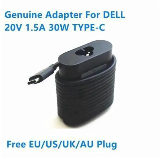 Main image of 30W USB Type-C AC Adapter DA30NM150 LA30NM150, Replacement Laptop Charger for Dell XPS12 9250, Multi Output 20V 1.5A /12V 2A /5V 2A Power Supply, Compatible with HA30NM150 Notebook Power Cord