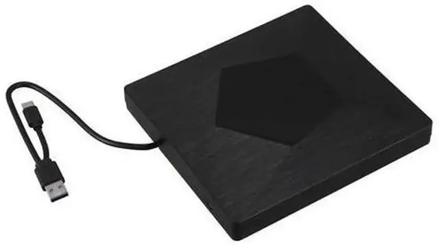 Main image of Ultra-Portable External DVD CD Drive, USB 3.0 DVD+/-RW CD Rewritable Burner Player, Plug and Play Slim Optical Disc Drive for Desktop Laptop PC Windows Mac, Supports Reading & Writing Discs