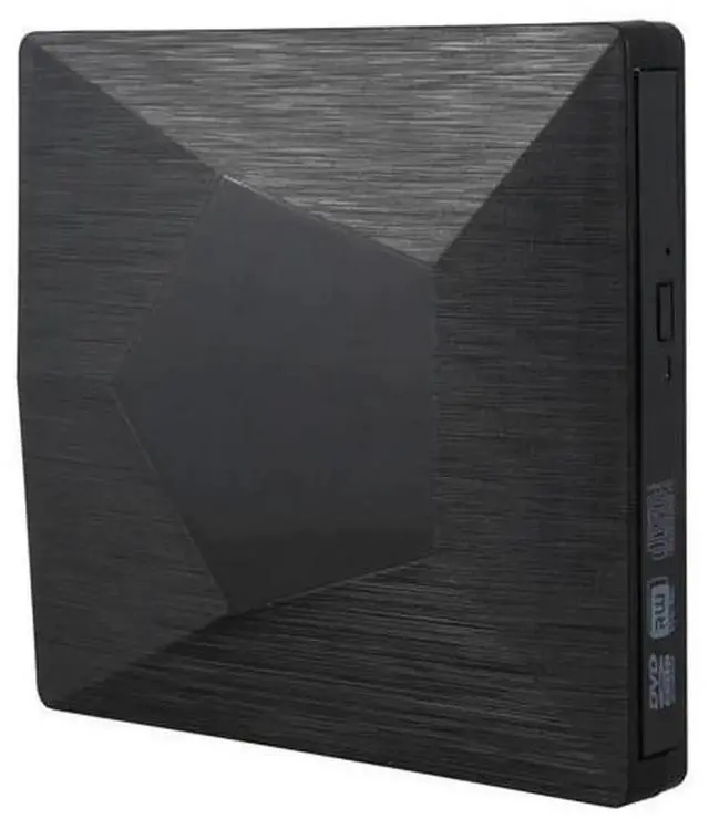 Alt view image 4 of 6 - Ultra-Portable External DVD CD Drive, USB 3.0 DVD+/-RW CD Rewritable Burner Player, Plug and Play Slim Optical Disc Drive for Desktop Laptop PC Windows Mac, Supports Reading & Writing Discs
