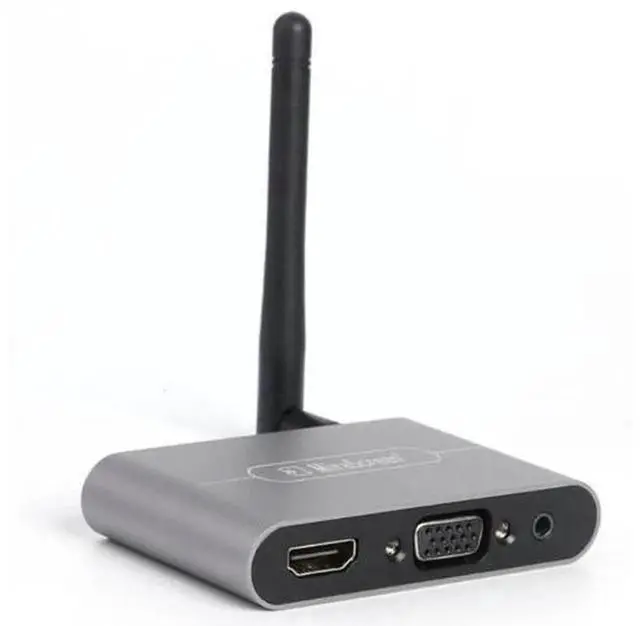 Alt view image 4 of 7 - X6Wplus Wireless Screen Mirroring Splitter, Dual HDMI & VGA Output Wireless Display Adapter, HD Wireless Casting Device for Mobile Phones Tablets Laptops, Support AirPlay Miracast DLNA for TV Monitor