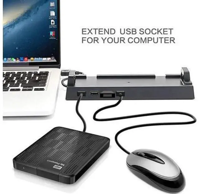 Alt view image 3 of 7 - 2019 Multi-Port Hub Dock Compatible with Nintendo Switch, Portable Switch USB Hub Adapter with 4 Ports for Pro Controllers, Keyboard, Joy-Con Dock, Switch Controllers & Mobile Phones
