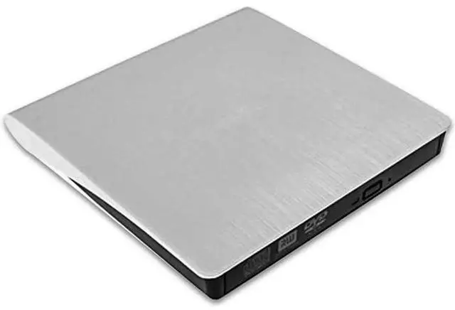 Main image of External DVD Drive, USB 3.0 High Speed CD DVD RW Rewriter Burner Reader Compatible with Laptops, Desktops & Notebooks