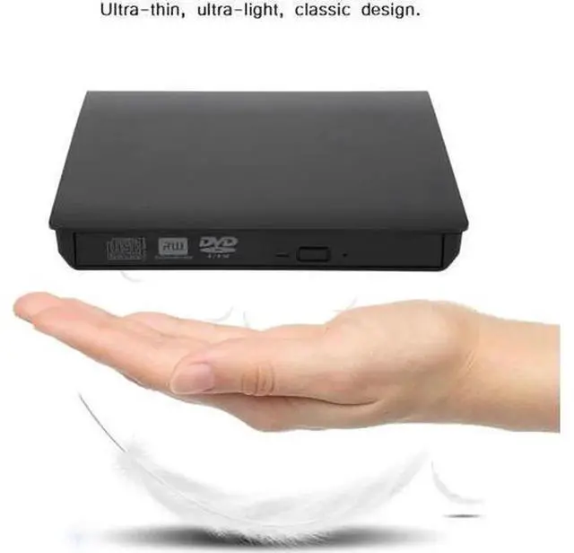 Alt view image 6 of 7 - USB 3.0 Slim Portable External CD DVD RW Drive, Universal Optical Disc Reader Writer Recorder Compatible with Laptop & Desktop PC