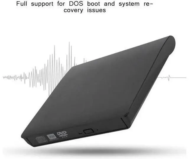 Alt view image 2 of 7 - USB 3.0 Slim Portable External CD DVD RW Drive, Universal Optical Disc Reader Writer Recorder Compatible with Laptop & Desktop PC