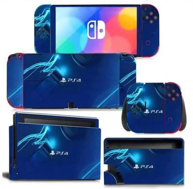 Main image of Weather & Scenery Pattern Vinyl Skin Decal Full Protective Film Kit Code 1245, Compatible with Nintendo Switch Console, Joy-Con Controllers & Charging Dock