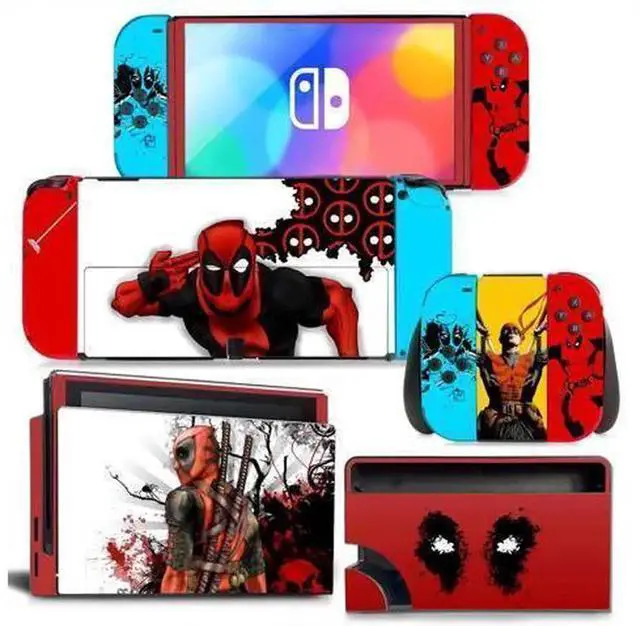 Main image of Full Vinyl Skin Decal Kit Code 1556, Protective Sticker Film for Nintendo Switch Console, Joy-Con Controllers & Charging Dock
