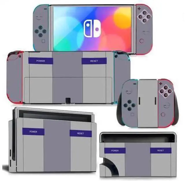 Main image of Full Vinyl Skin Decal Kit Code 1243, Protective Sticker Film for Nintendo Switch Console, Joy-Con Controllers & Charging Dock