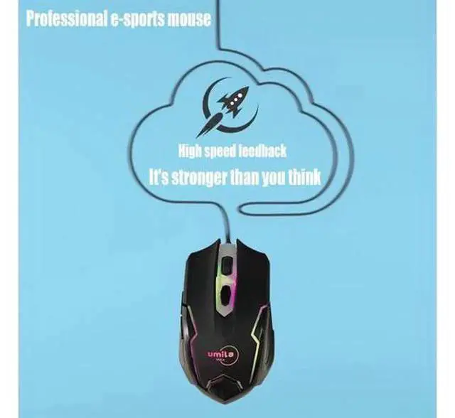 Alt view image 5 of 5 - 128 Programmable Keys Wired Silent Gaming Mouse, RGB Color Lighting Mechanical E-Sports Mouse, Ergonomic USB Wired Computer Navigator Mouse for Laptop Desktop PC Gaming Office Accessories