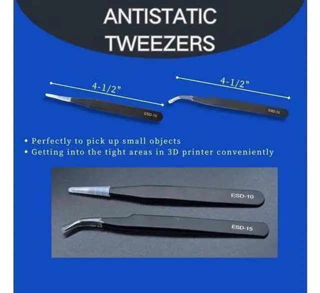 Alt view image 2 of 2 - 24Pcs 3D Printer Tool Kit, 3D Printing Nozzle Cleaning & Removal Tools Set with Wire Brush, Flush Cutter, Scraper, Diamond Files, Tweezers, Putty Knife for 3D Printing and Model Building