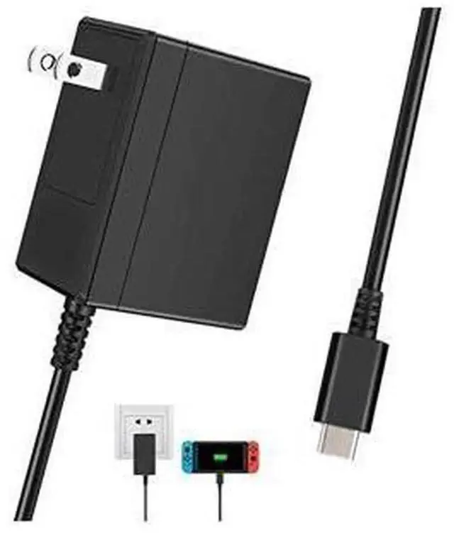 Main image of Power Charger Adapter for Nintendo Switch, 15V Fast Charging Power Supply Support TV Mode, Compatible with Switch Dock, Switch, Switch Lite & Switch Pro Controller