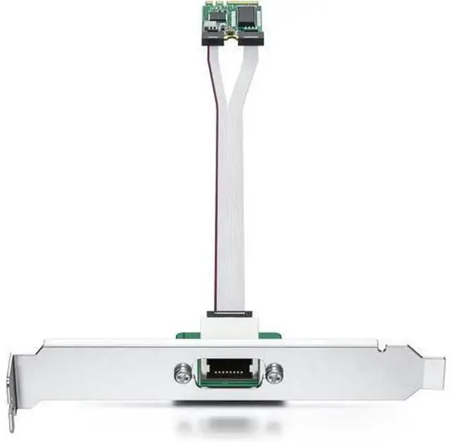 Alt view image 4 of 5 - M.2 A+E Key 2.5G Ethernet NIC, Realtek RTL8125 Chip, 10/100/1000/2500Mbps Single RJ45 Port, PCIe X1 Adapter with 0.18m Cable, 2.5 Gigabit Network Card for Windows, Windows Server & Linux