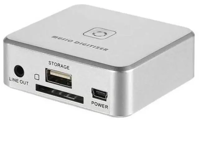 Alt view image 3 of 5 - Audio Capture Recorder Music Digitizer, Audio Converter with 3.5mm & RCA Input, Records Audio to SD Card / USB Drive as MP3 Files, Comes with Remote Controller