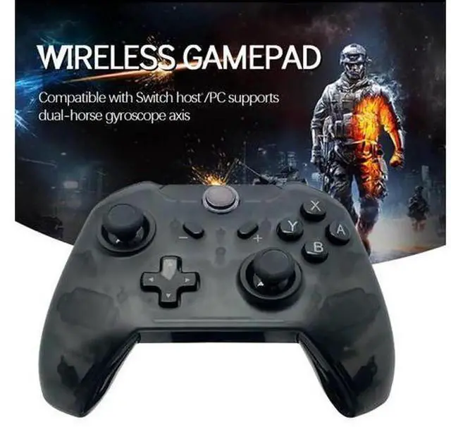Main image of 2.4GHz Wireless & Bluetooth Game Controller, 6-Axis Gyro Gamepad Compatible with Nintendo Switch, Android, PC & Smartphones