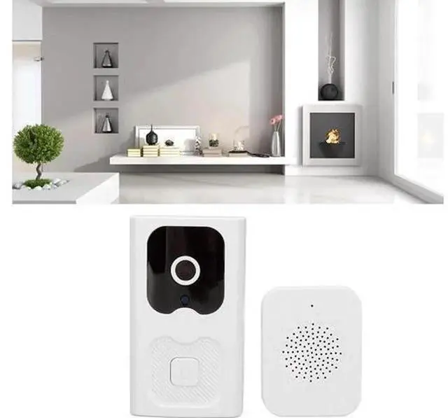 Alt view image 2 of 6 - 1080P Wireless WiFi Video Doorbell Camera, Smart Home Security Doorbell Kit, Remote APP Control Security Camera