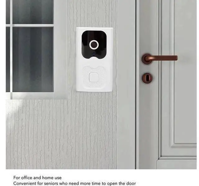 Alt view image 6 of 6 - 1080P Wireless WiFi Video Doorbell Camera, Smart Home Security Doorbell Kit, Remote APP Control Security Camera