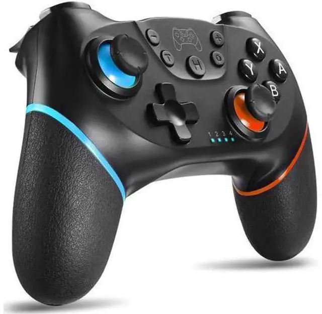 Main image of Wireless Pro Controller for Nintendo Switch/Switch Lite/Switch OLED, Gamepad Joystick with Adjustable Turbo & Vibration, Ergonomic Non-Slip Switch Remote Controller
