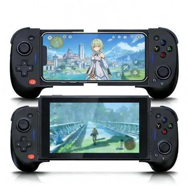 Main image of Mobile Game Controller, Compatible with iPhone, Android, Switch, Switch OLED, Hall Effect Joystick, Portable Phone Gamepad for Xbox Cloud, PlayStation Remote Play, Call of Duty, Roblox, Fortnite