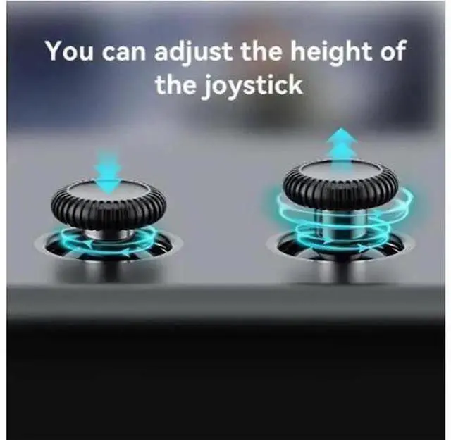 Alt view image 3 of 7 - Mobile Game Controller, Compatible with iPhone, Android, Switch, Switch OLED, Hall Effect Joystick, Portable Phone Gamepad for Xbox Cloud, PlayStation Remote Play, Call of Duty, Roblox, Fortnite