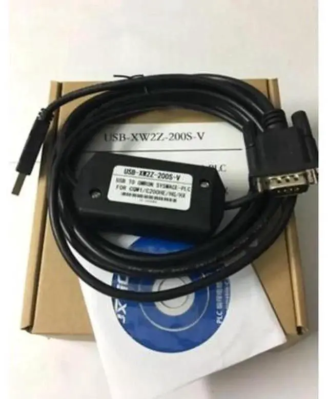 Main image of 1PCS USB-XW2Z-200S-V PLC Programming Cable, USB to Serial Communication Download Cable Compatible with Omron PLC