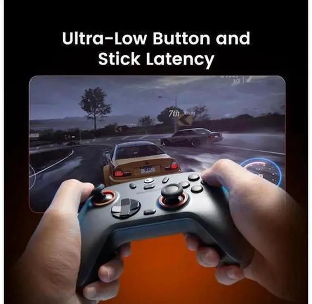 Alt view image 3 of 7 - GameSir Nova Lite 2 Wireless Game Controller, Hall Effect Joysticks & Triggers, 2.4G Wireless & Wired with 1000Hz Polling Rate, Remappable Back Buttons, Compatible with PC, Switch, Steam & Android,