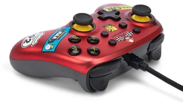 Alt view image 2 of 5 - PowerA Nano Wired Controller, Mario Kart: Racer Red, Compact Portable Gamepad Compatible with Nintendo Switch, Switch OLED Model