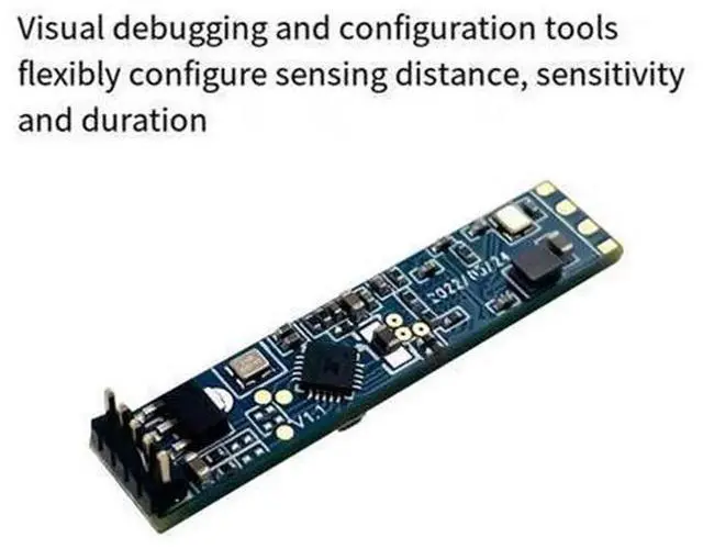 Main image of LD2410B 24GHz Millimeter Wave Radar Human Presence Sensing Module with Bluetooth & Cable, 5V Smart Human Static Micro Motion Sensor, Replacement for LD2420 Motion Switch Sensor AB01