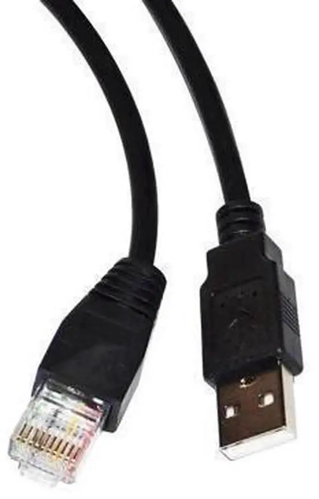 Alt view image 2 of 6 - USB 2.0 to RJ50 Console Cable, AP9827 UPS Communication Cable 1.5m, Replacement for APC Smart UPS 940-0127B 940-0127C 940-0127E BR1000G, Compatible with Synology NAS DS1517 DS216 DS218