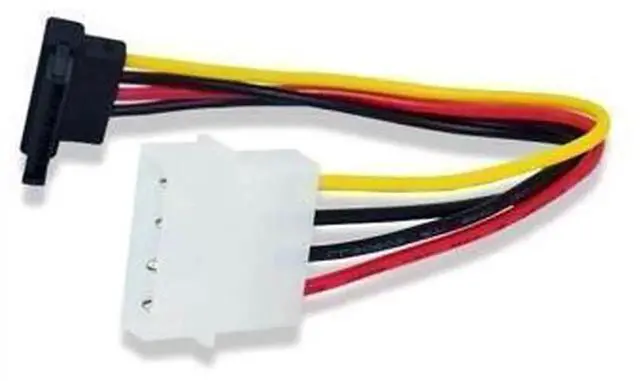 Main image of 20cm 4 Pin Molex IDE Female to 15 Pin SATA Female Power Conversion Cable, IDE 4Pin to SATA 15Pin Power Adapter Wire for SATA SSD HDD Optical Drives, 3 Pack