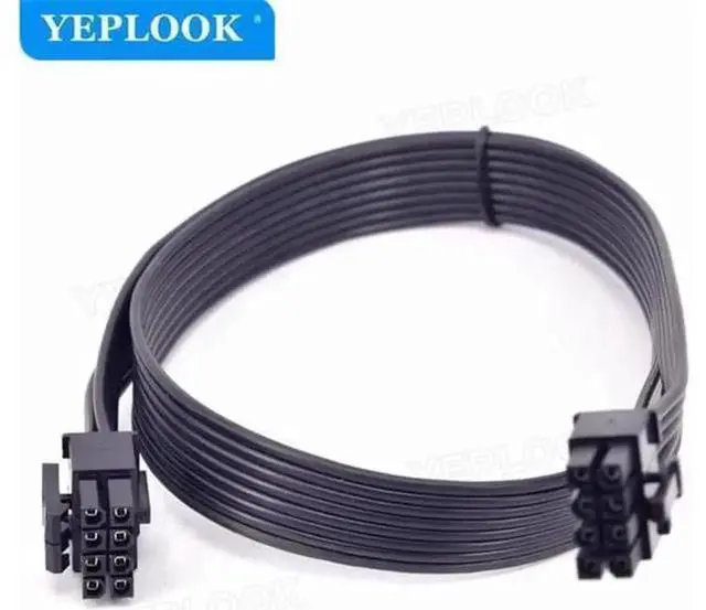 Alt view image 5 of 6 - CPU Power Cable 8Pin to 8Pin (4+4Pin), 60CM Modular PSU Wire Compatible with CoolerMaster MWE V2 Gold Fully Modular 550W 650W 750W 850W 1050W 1250W