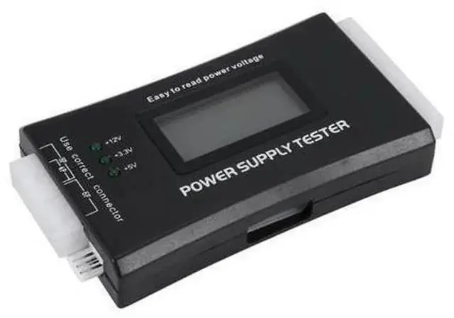 Alt view image 2 of 4 - Ruth's sister 20+4 Pin LCD Power Supply Tester, Compatible with ATX ITX BTX PC Power Supply, Supports PCI-E SATA HDD Interfaces for Computer PSU Voltage Testing