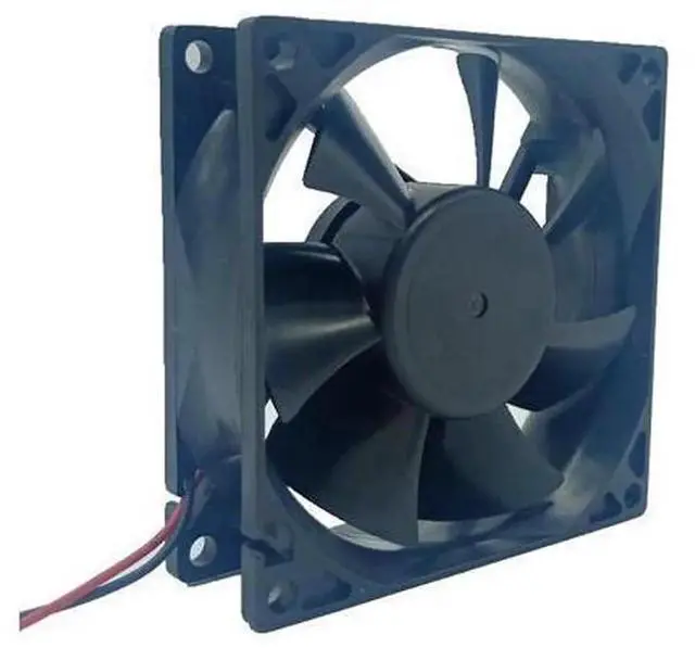 Alt view image 3 of 4 - T802524M 8025 8cm DC Cooling Fan, DC 24V 0.10A Ultra-Quiet Ventilation Fan, Replacement Cooler for Power Supply, Industrial Equipment & Chassis