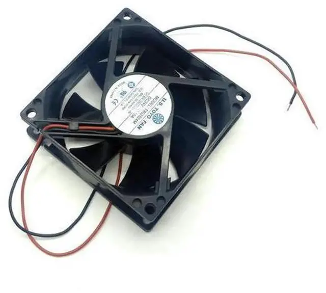 Alt view image 2 of 4 - T802524M 8025 8cm DC Cooling Fan, DC 24V 0.10A Ultra-Quiet Ventilation Fan, Replacement Cooler for Power Supply, Industrial Equipment & Chassis
