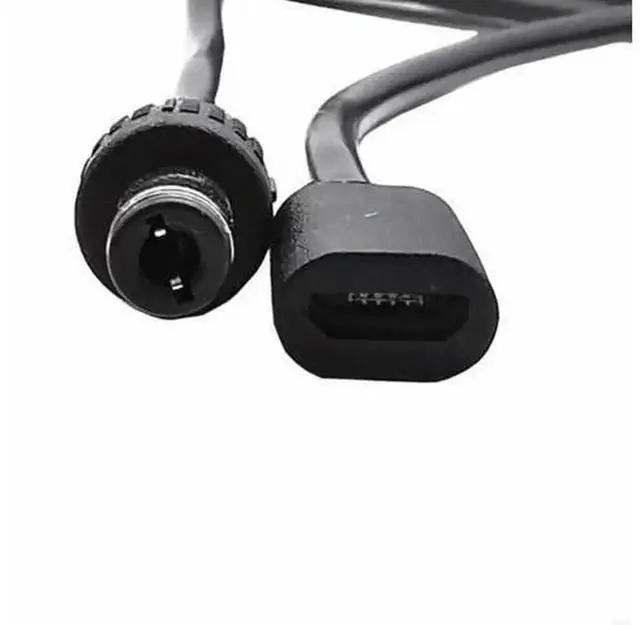 Alt view image 7 of 7 - DC5.5x2.5mm Male to Micro USB 5pin Female Power Adapter Cable, 22AWG 3A DC Power Supply Extension Cord 20CM/7.87in, for Micro USB CCTV Camera, LED Light, Router, Bluetooth Speaker, Raspberry Pi & Micr
