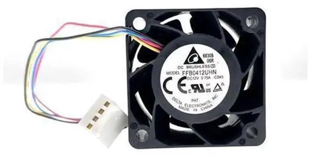 Alt view image 3 of 3 - 40mm DC 12V High Speed PWM Cooling Fan, Replacement for Delta FFB0412UHN 4028 4CM Fan, 0.75A 14000RPM Powerful Axial Fan for Computer PC, Server, Power Supply and Industrial Equipment Heat Dissipation