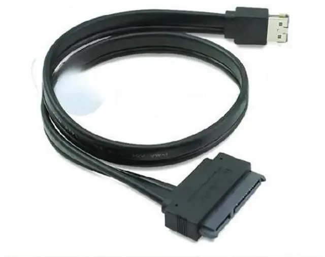 Main image of 0.5m Power eSATA to SATA 22Pin Cable, eSATA(ESATA+USB) 12V & 5V Combined Power & Data Cord, eSATA Host to 22Pin SATA Adapter Cable for 2.5" 3.5" External HDD SSD Hard Disk Enclosure