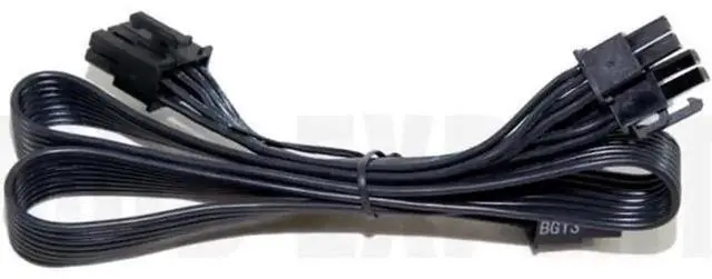 Alt view image 4 of 5 - For Seasonic 8Pin to 4+4Pin EPS12V CPU Flat Power Cable, Modular CPU Power Cord Compatible with PRIME Ultra Gold SSR-1000GD2, 850GD2, 750GD2, 650GD2, 550GD2 Fully Modular PSU