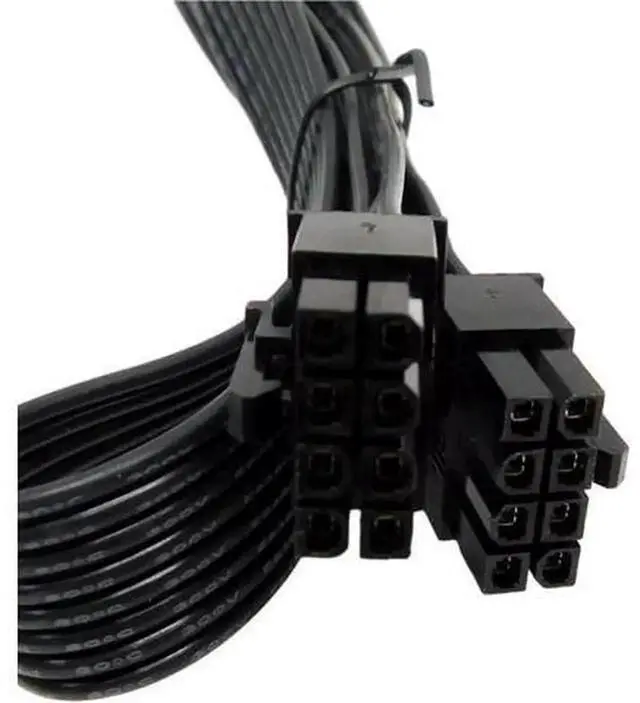 Alt view image 5 of 5 - For Seasonic 8Pin to 4+4Pin EPS12V CPU Flat Power Cable, Modular CPU Power Cord Compatible with PRIME Ultra Gold SSR-1000GD2, 850GD2, 750GD2, 650GD2, 550GD2 Fully Modular PSU