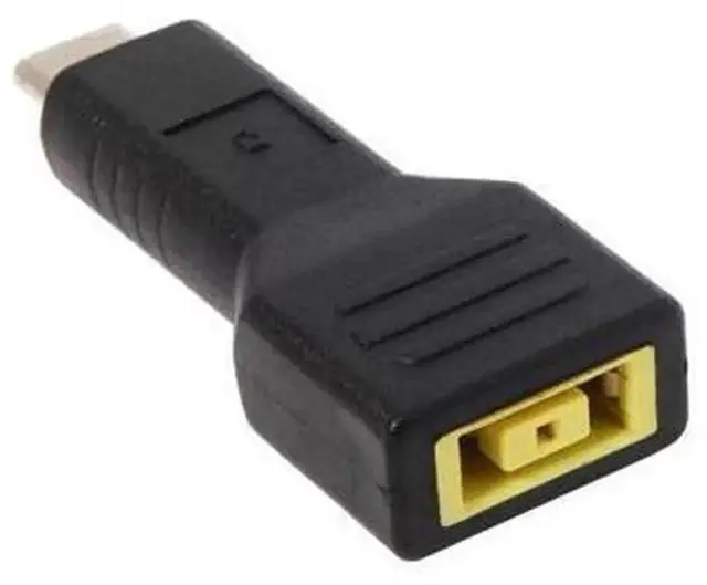 Main image of DC Input Jack to USB-C Type-C Power Charging Adapter, Compatible with Lenovo Laptop Power Plug Converter Cord, PD Fast Charger Cable for Notebook, Mobile Phone and Type-C Devices