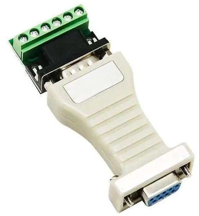 Main image of RS232 to RS422 Converter Adapter, Full Duplex FDX RS422 to RS232 Signal Switch Transceiver, No External Power Required for Industrial Serial Communication Transmission