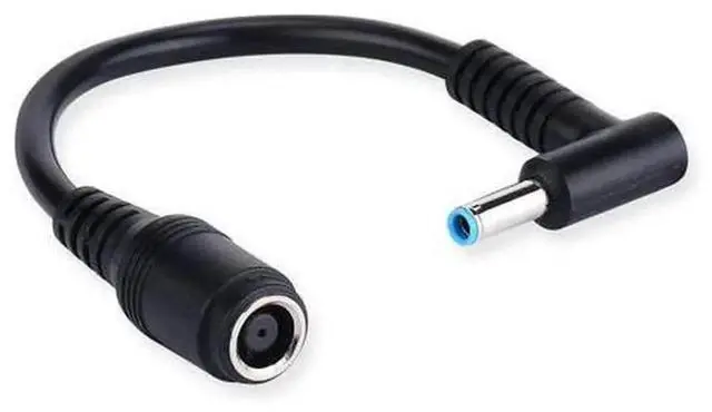Main image of 7.4x5.0mm Male to 4.5x3.0mm Elbow DC Power Adapter Tip Charger Connector, Right Angle DC Barrel Jack Converter for HP Stream Spectre Pavilion Envy Elitebook Split Chromebook Laptops