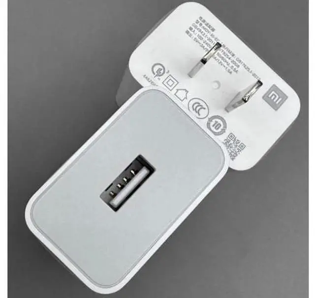 Alt view image 2 of 6 - New Original QC3.0 Fast Charging USB Charger, 18W Quick Charge Power Adapter, Pure White Travel Charger Compatible with Android Phones, Tablets and Power Banks