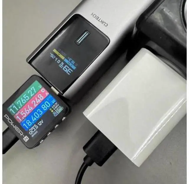 Alt view image 4 of 6 - New Original QC3.0 Fast Charging USB Charger, 18W Quick Charge Power Adapter, Pure White Travel Charger Compatible with Android Phones, Tablets and Power Banks